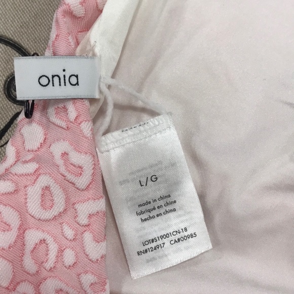 Onia Iona Embossed Leopard Print One-Piece Swimsuit - Picture 6 of 7